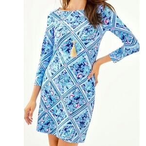 NWT Lilly Pulitzer UPF 50+ Sophie Dress Zanzibar Blue - Size: XS